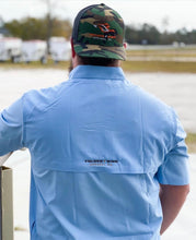 Load image into Gallery viewer, Button-down Performance- Short Sleeve in Sky Blue