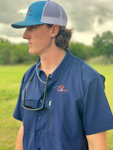 Load image into Gallery viewer, Button Down Performance in Navy Blue ๐บ๐ธ