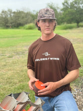 Load image into Gallery viewer, Short Sleeve Performance Tee in Chocolate Brown