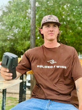 Load image into Gallery viewer, Short Sleeve Performance Tee in Chocolate Brown