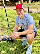 Load image into Gallery viewer, Snapback - Red on White