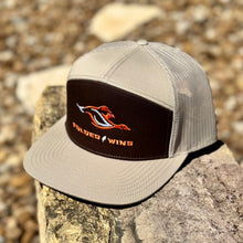 Load image into Gallery viewer, Structured Flat Bill - Seven-Panel Trucker Hat