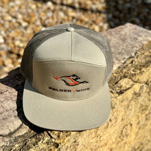 Load image into Gallery viewer, Structured Flat Bill - Seven-Panel Trucker Hat