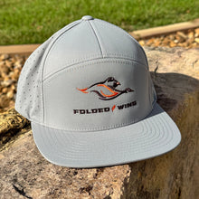 Load image into Gallery viewer, Structured Flat Bill - Seven-Panel Trucker Hat