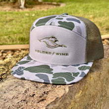 Load image into Gallery viewer, Structured Flat Bill - Seven-Panel Trucker Hat