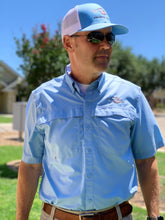 Load image into Gallery viewer, Button-down Performance- Short Sleeve in Sky Blue