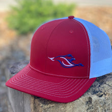 Load image into Gallery viewer, Snapback - Red on White