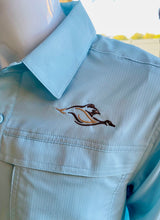 Load image into Gallery viewer, Button-up Performance - Long Sleeve in Ice Blue