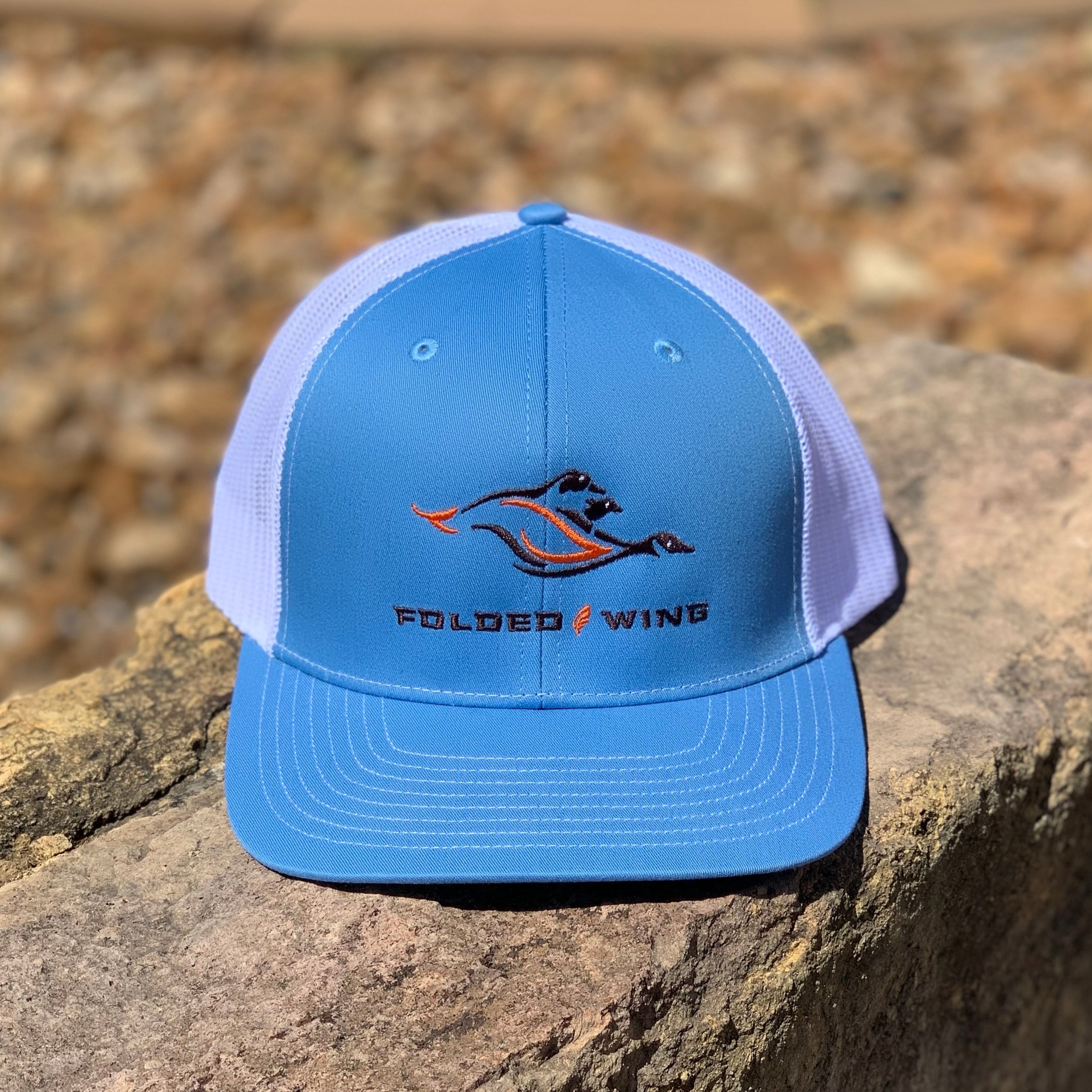 Snapback - Blue on White – Folded Wing Apparel