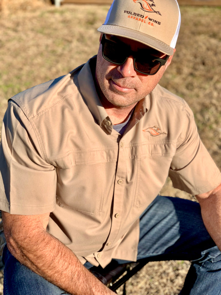 Button Down Performance Shirt with UPF50 