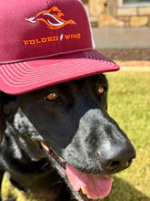 Load image into Gallery viewer, Snapback - Maroon on White
