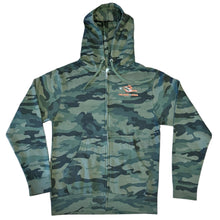 Load image into Gallery viewer, Full-Zip Hoodie in Camo
