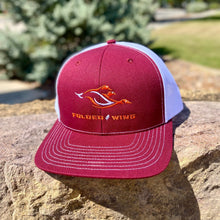 Load image into Gallery viewer, Snapback - Maroon on White
