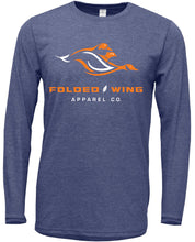 Load image into Gallery viewer, Performance Tee - Long Sleeve in Heather Navy
